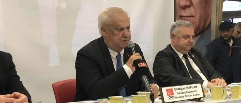CHP Tekirdağ İl Başkanlığına Erdoğan Kaplan atandı