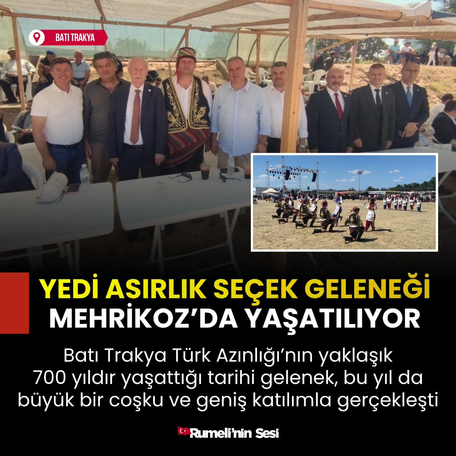 Yedi Asırlık Seçek Geleneği Mehrikoz’da Coşkuyla Yaşatıldı