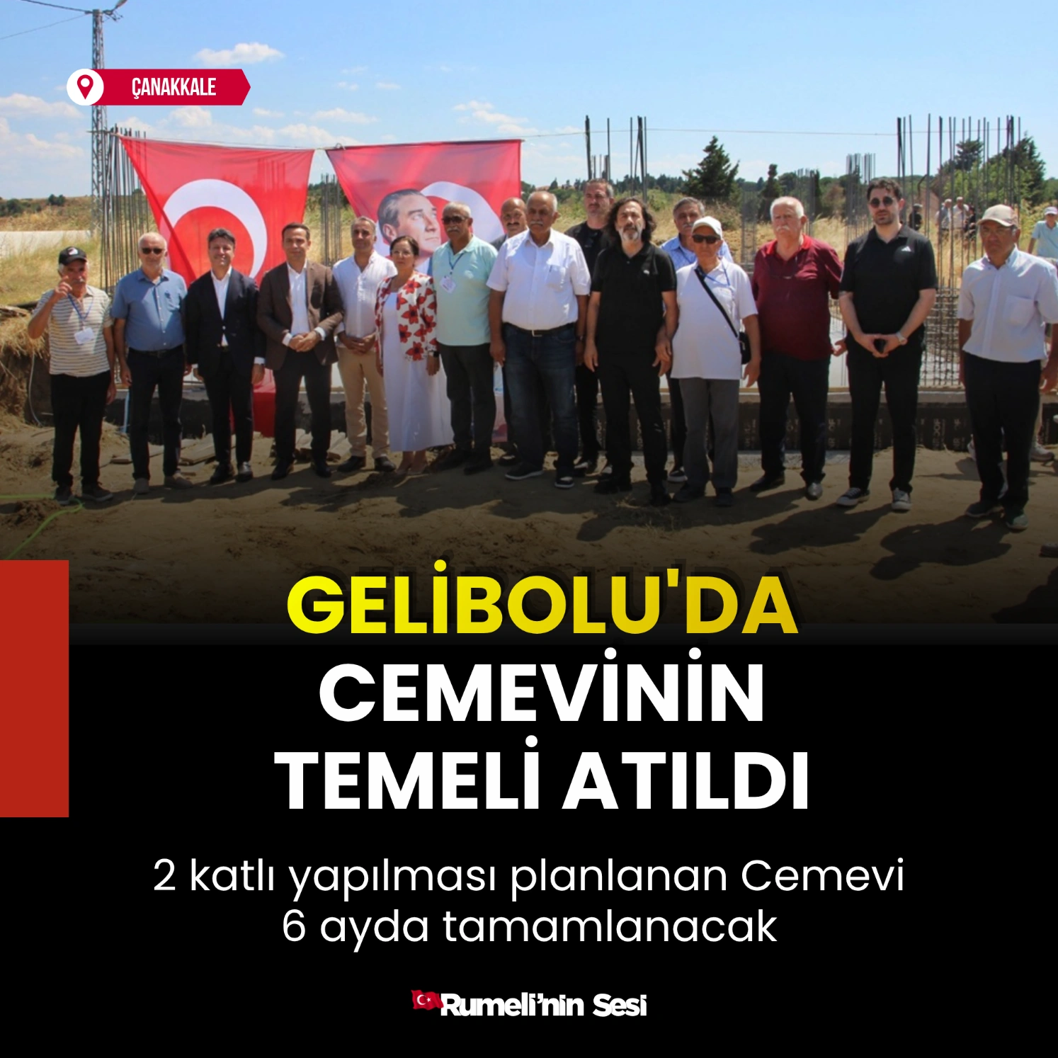 Gelibolu'da cemevinin temeli atıldı
