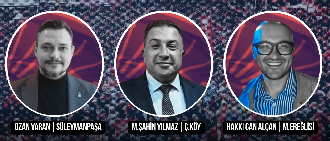 CHP TEKİRDAĞ’DA YENİ DÖNEM: 3 İLÇE BAŞKANLIĞINA ATAMALAR YAPILDI